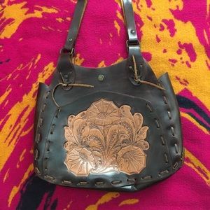 Vintage Bags - 70’s tooled leather purse vintage leather handbag Vintage Bags - 70’s tooled leather purse vintage leather handbag